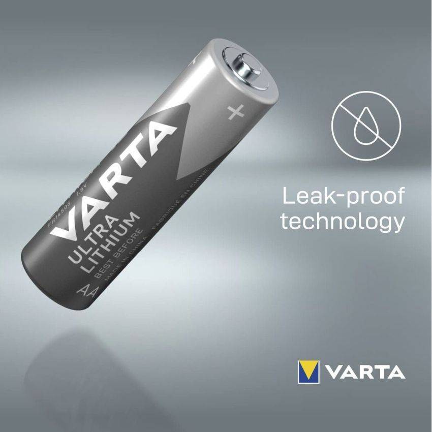 Varta Ultra Lithium AA Battery 4 Pack