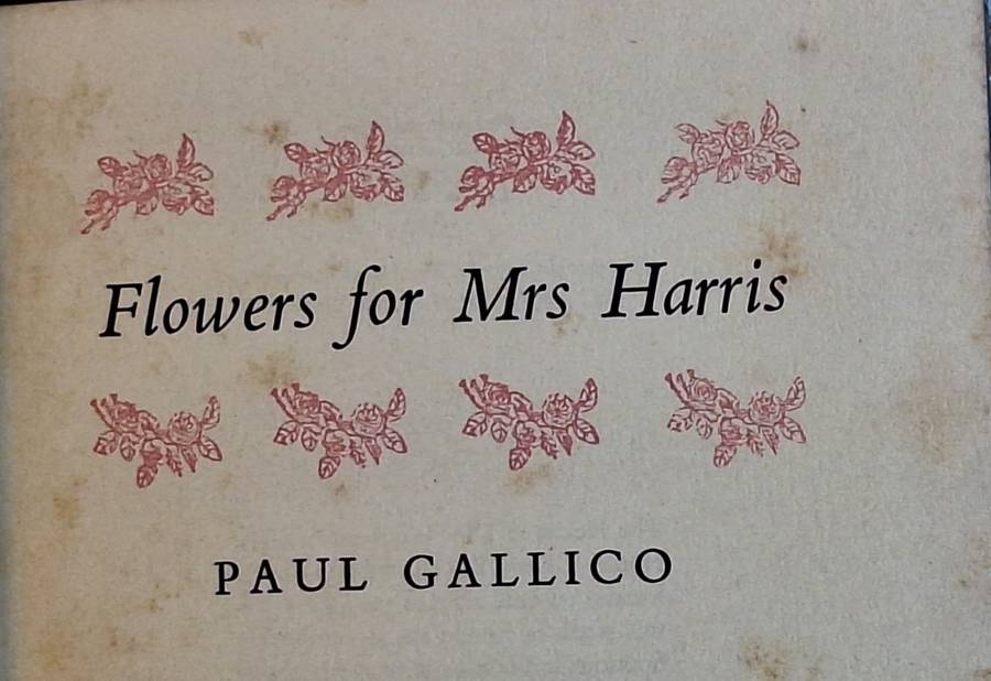 Flowers for Mrs Harris by Paul Gallico Hardcover 1958