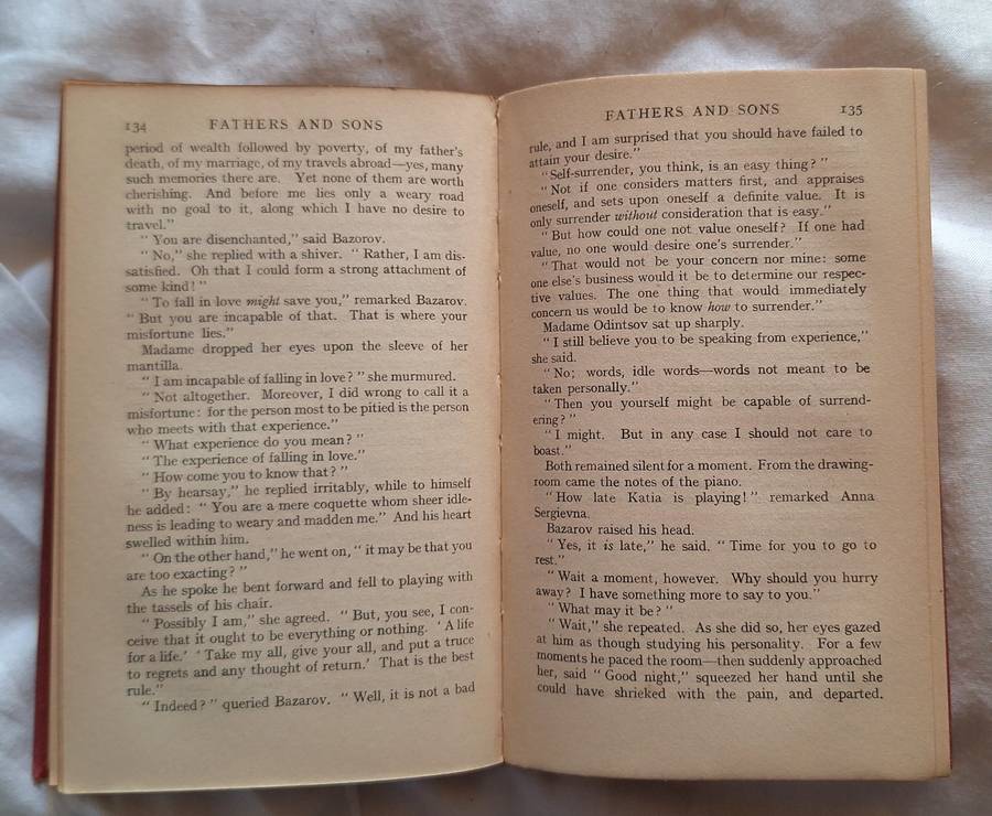 Fathers and Sons by Ivan S Turgenev Transl from Russian by C J Hogarth Hardcover