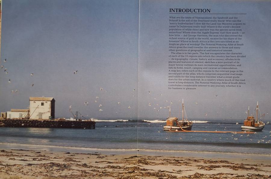 The Pictorial Motoring Atlas of South Africa by Maxwell Leigh Hardcover 1987