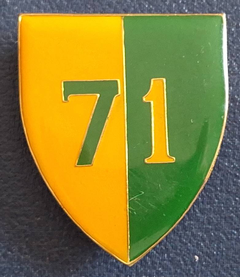 SADF 71 Motorized Brigade HQ Metal Flash