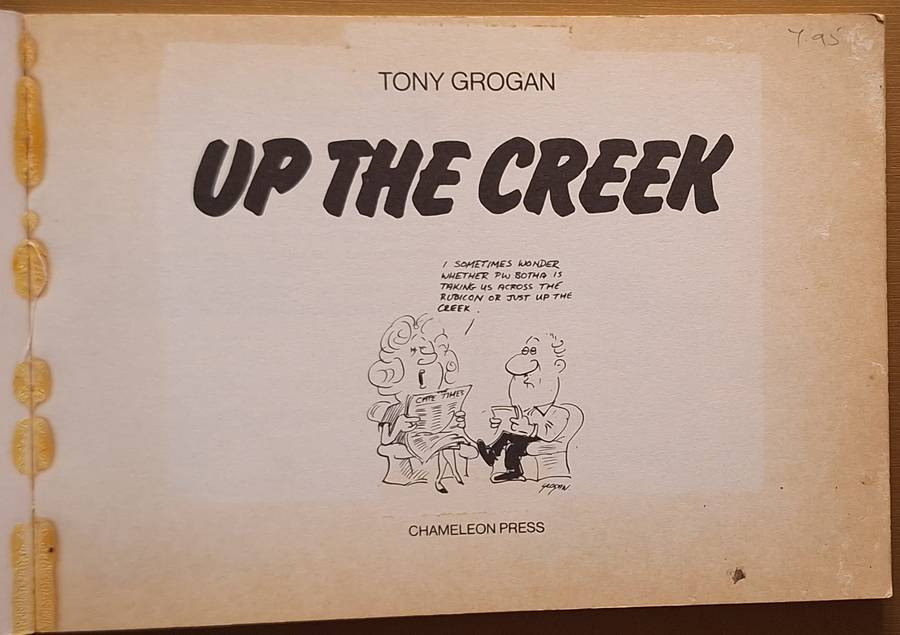 Up the Creek by Tony Grogan Cartoons 1986