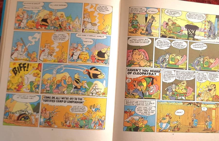 Advertures of Asterix by Goscinny and Uderzo Hardcover 1961 4 Stories