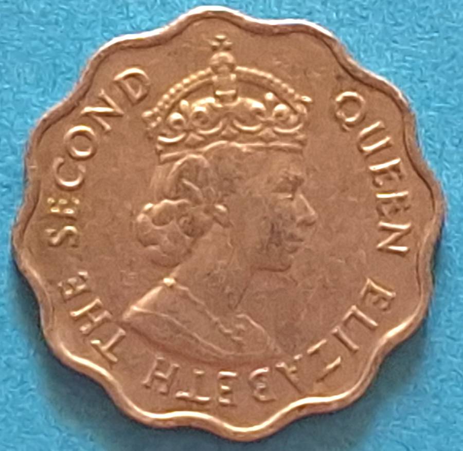 Mauritius 1971 Elizabeth II 10 cent Copper-nickel
