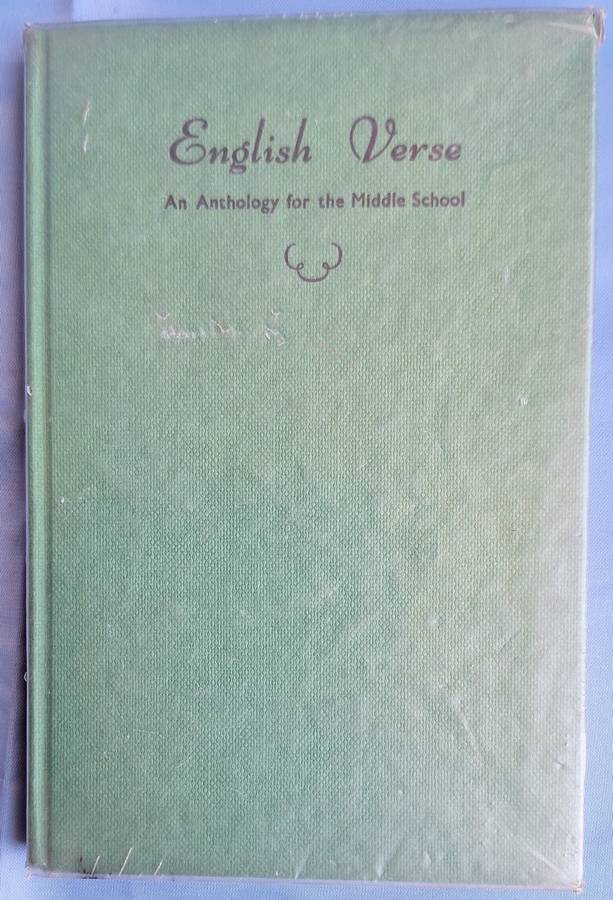 English Verse: An Anthology for the Middle School Chosen by Neville Nuttall Hardcover