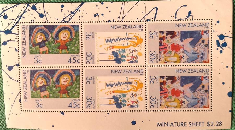 New Zealand 1986 Health Issue 1 Mint Miniature Sheet