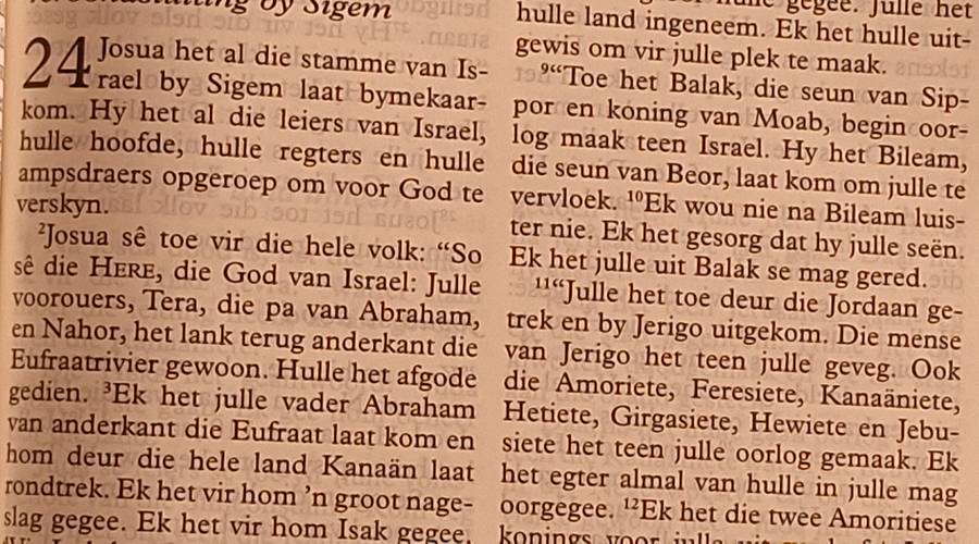 Die Bybel Nuwe Lewende Vertaling Groot Druk Hardeband