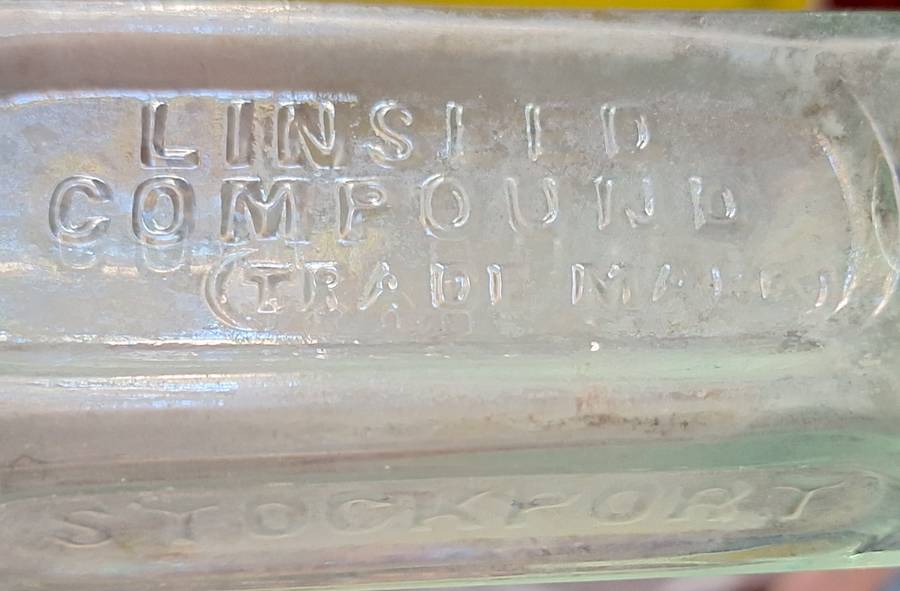 Vintage Bottle Kay Brothers Ltd Stockport Linseed Compound