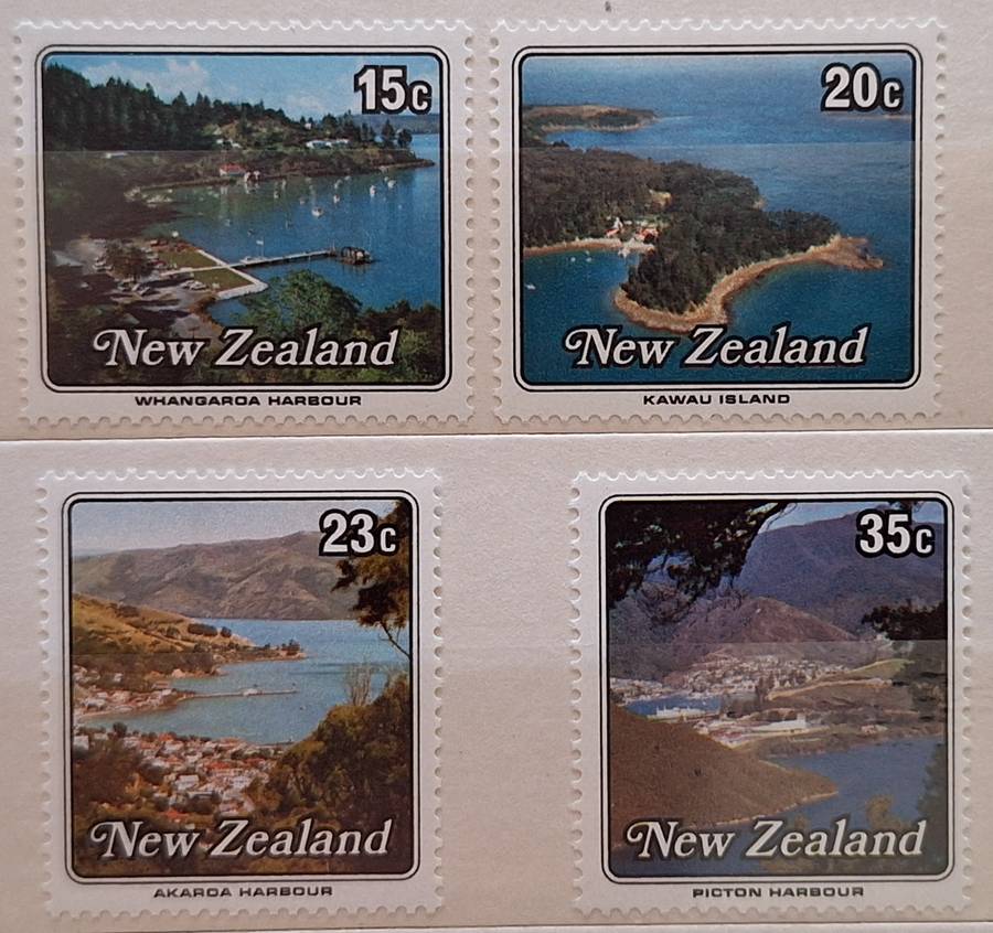 New Zealand 1979 Harbours Set of 4 Mint stamps