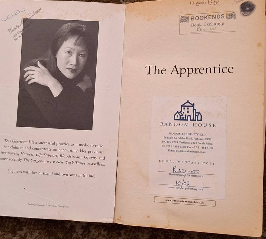 The Apprentice by Tess Gerritsen Paperback