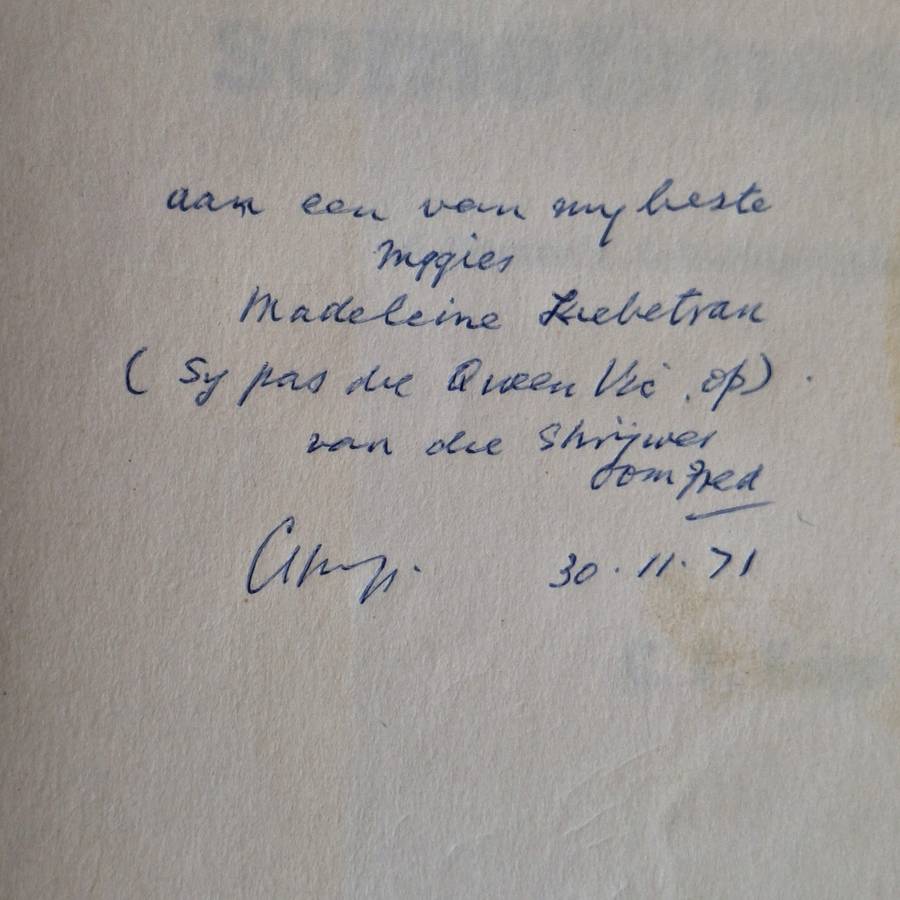 To Cure Sometimes: A Doctor's Autobiography by C F Krige Hardcover Inscribed and Signed