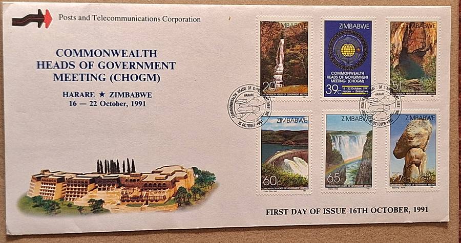 Zimbabwe 1991 Commonwealth Heads of Government Meeting FDC