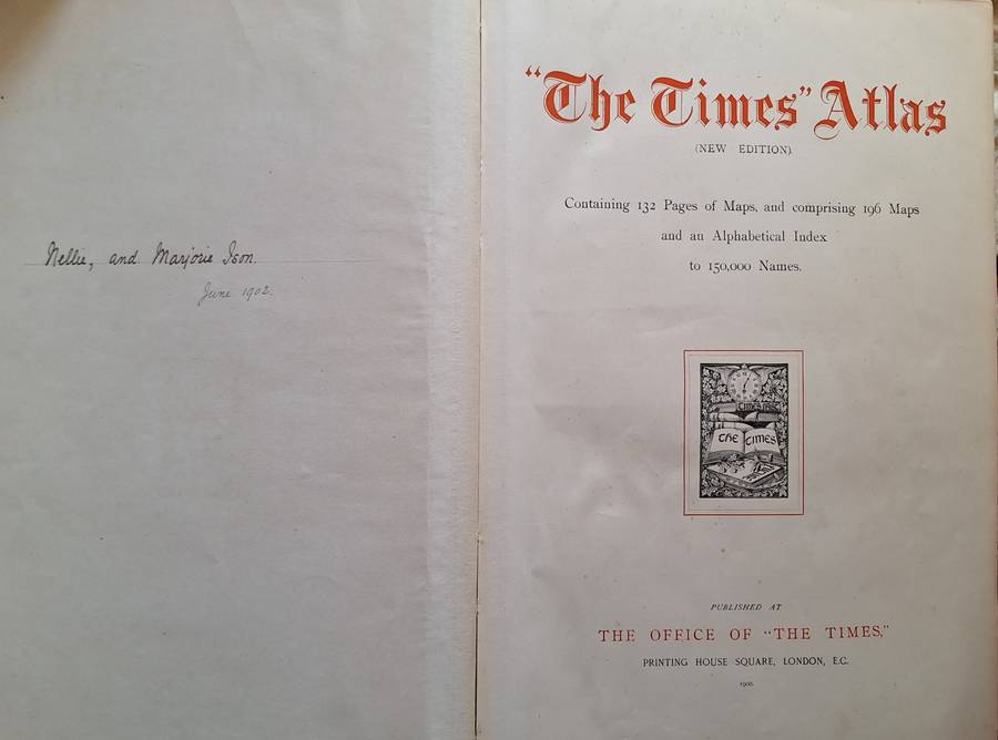 The Times Atlas 1900 Large Hardcover
