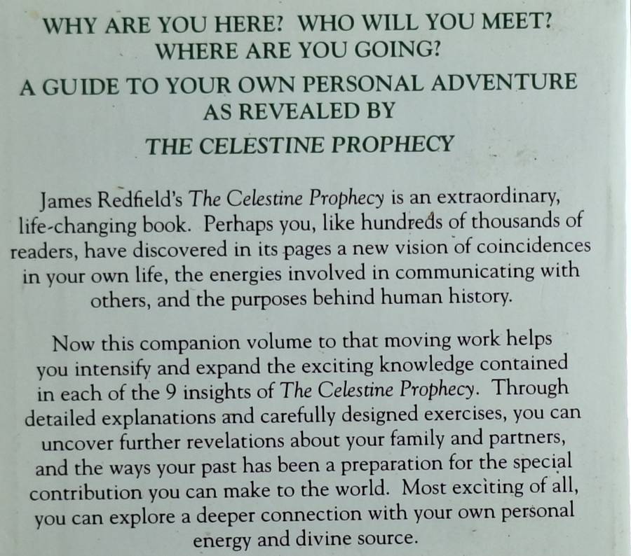 The Celestine Prophecy: An Experiential Guide by James Redfield and Carol Adrienne Paperback