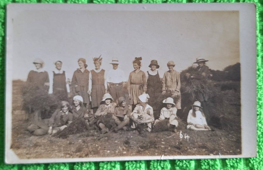 Vintage Post Card Group Photograph