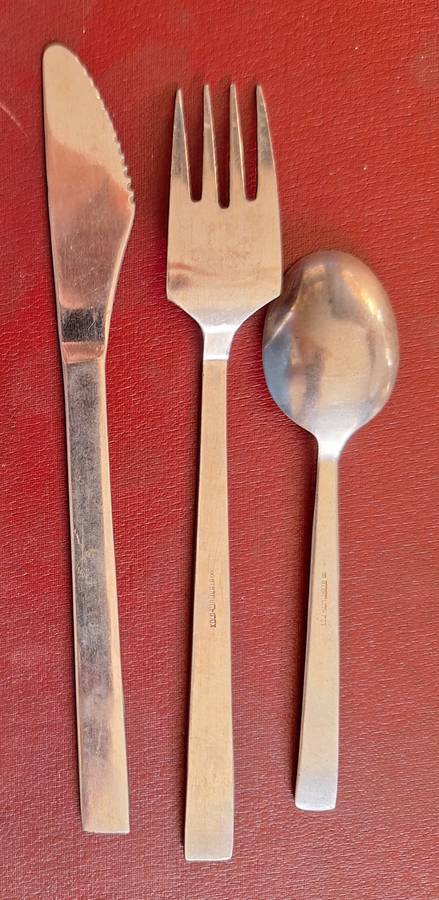 Singapore Airlines 3 piece cutlery