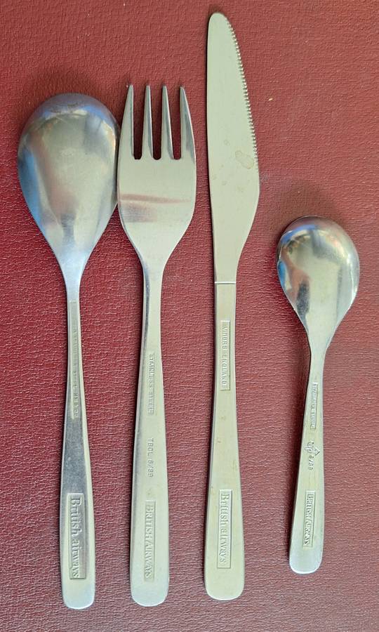 British Airways Cutlery 4 Pieces