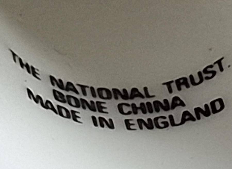Thimble National Trust Bone China Made in England Berrington Hall