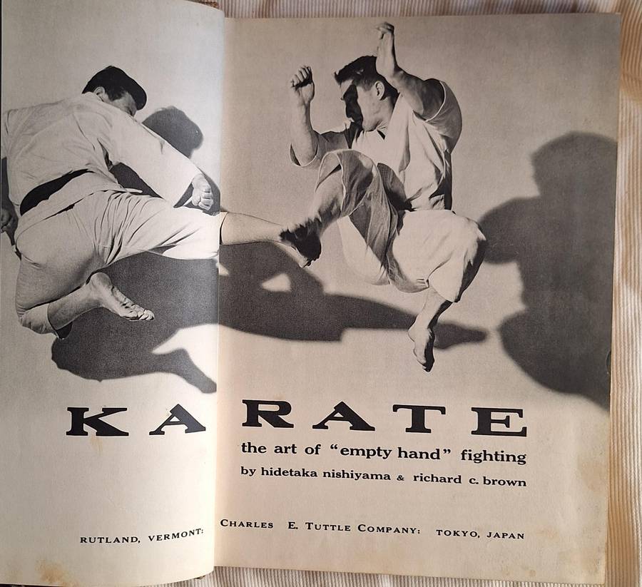 Karate: The Art of Empty Hand Fighting by Hidetaka Nishiyama, Richard C Brown Hardcover 1961 6th Pri