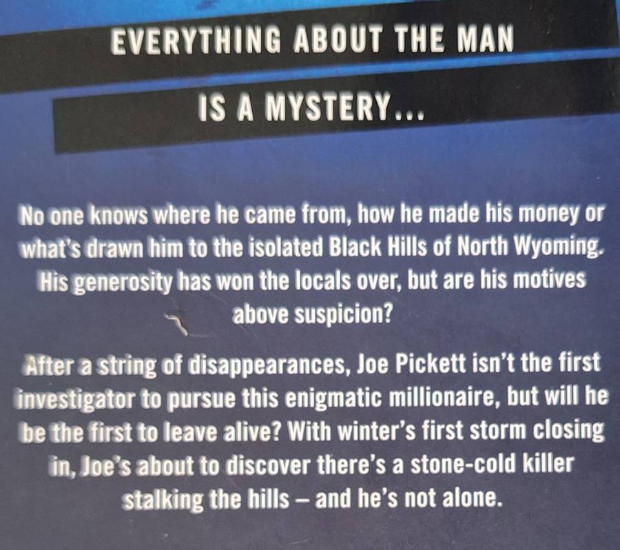 Stone Cold by C J Box Paperback