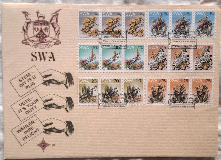 SWA 1978 Vote : Stem : Wahlen FDC 25