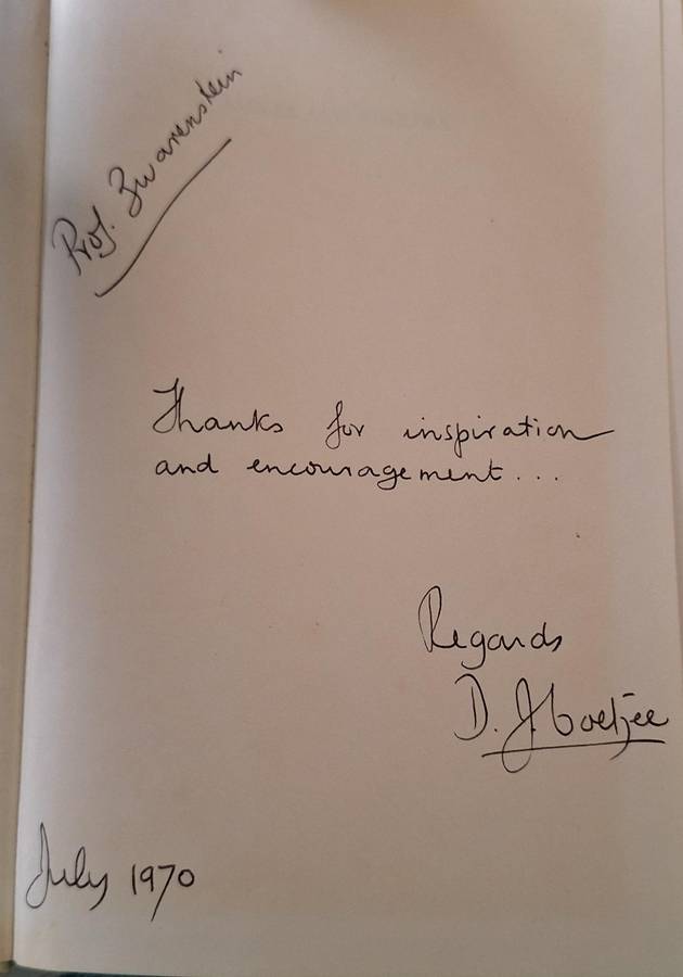Saints and Sinners by D J Coetzee Hardcover 1970 SIGNED