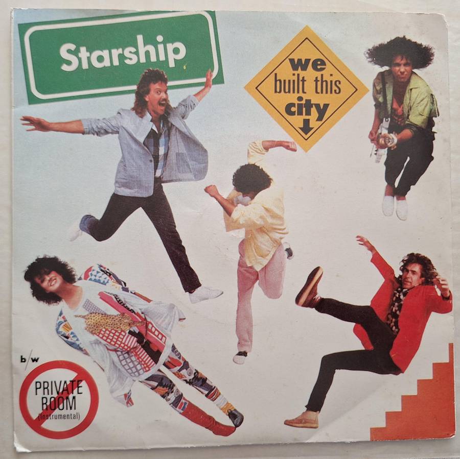 We Built this City by Starship RCA Victor PD2415 Vinyl, 7", 45 RPM, Single 1985