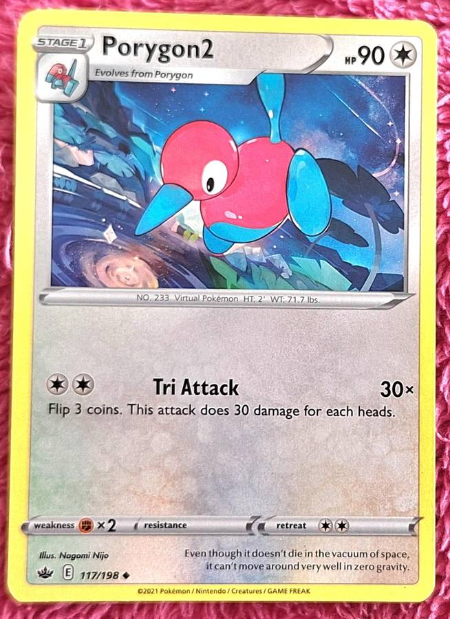 Pokemon 2021 Chilling Reign 117/198 Porygon2