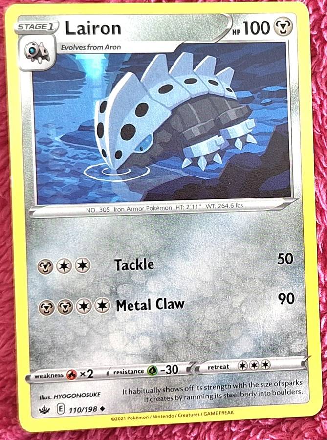 Pokemon 2021 Chilling Reign 110/198 Lairon