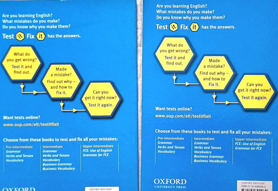 English Grammar and Test it, Fix it: Grammar for FCE and FCE Use of English (3 Books)