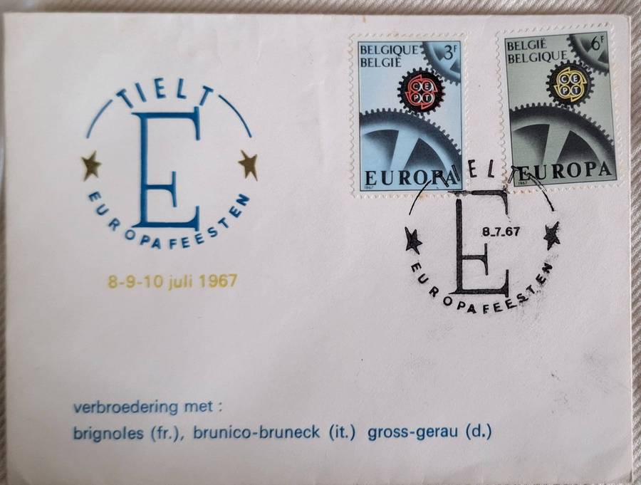 Belgium 1967 Europa Feesten Cover