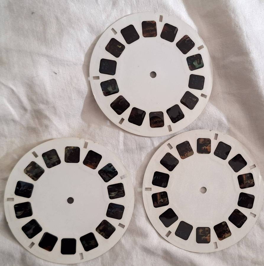 Viewmaster Reels Teenage Mutant Ninja Turtles The Movie Reel A B and C