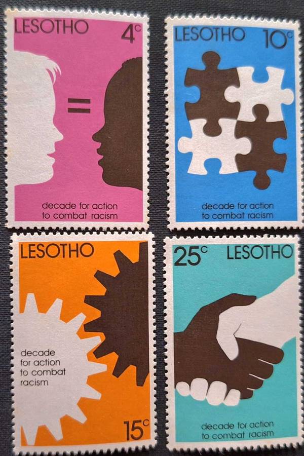 Lesotho 1977 Decade for Action Set of 4 Mint stamps