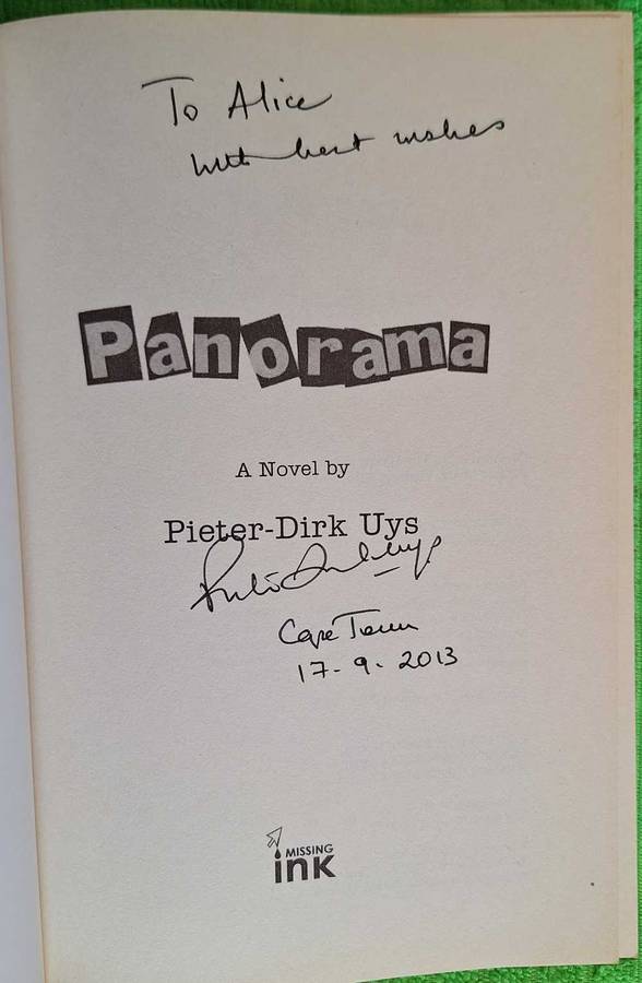 Panorama by Pieter-Dirk Uys Paperback SIGNED