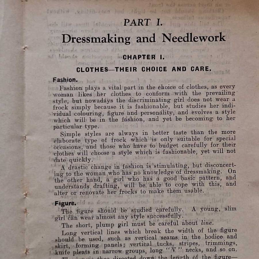 Needlework for Secondary and High Schools by C M B Tinling Soft Cover