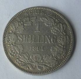1894 1 SHILLING CONDITION AS PER PHOTO