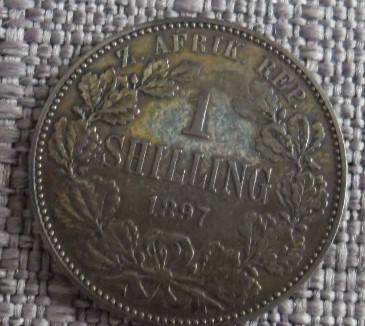 1897 1 SHILLING IN AU CONDITION