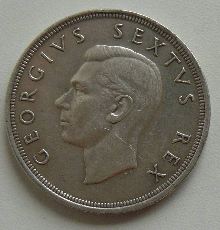 1948 5 SHILLING AS PER PHOTO .8 SILVER