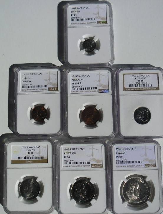 1965 SHORT PROOF SET GRADE BY NGC
