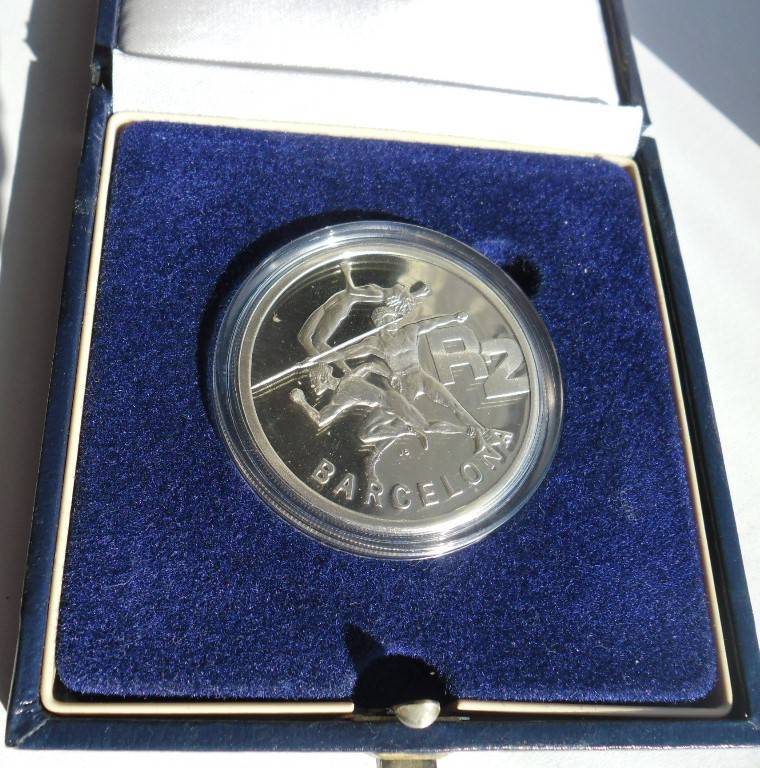 1992 SILVER R2 BARCELONA IN SAM BOX