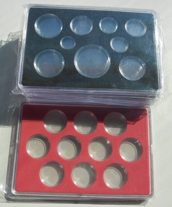 USED COIN HOLDERS FOR UNION COINS X 4 PLUS R5 HOLDER ALL FOR ONE BID