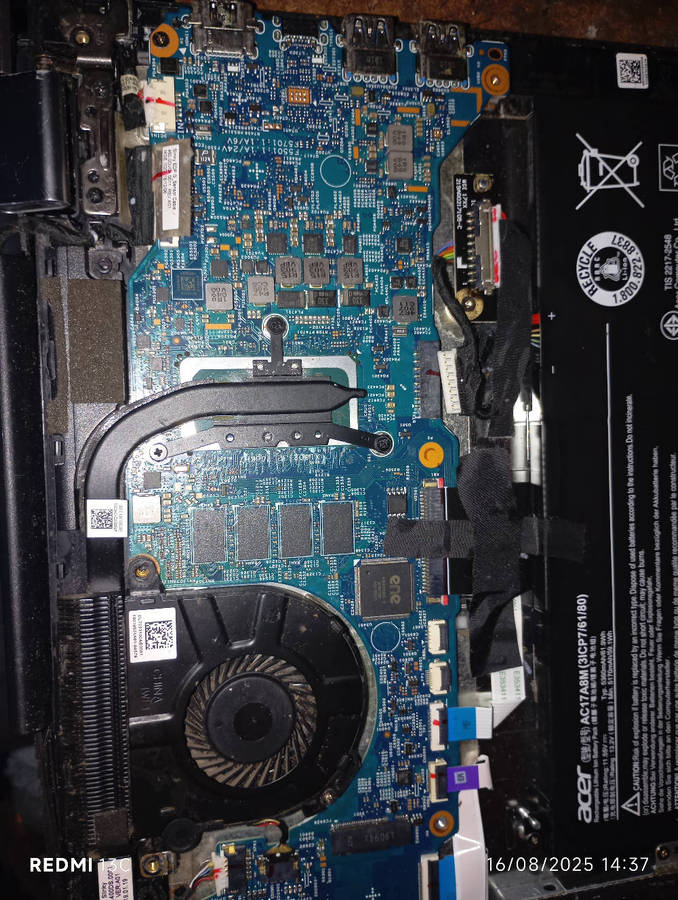 Acer Sp314-52 motherboard