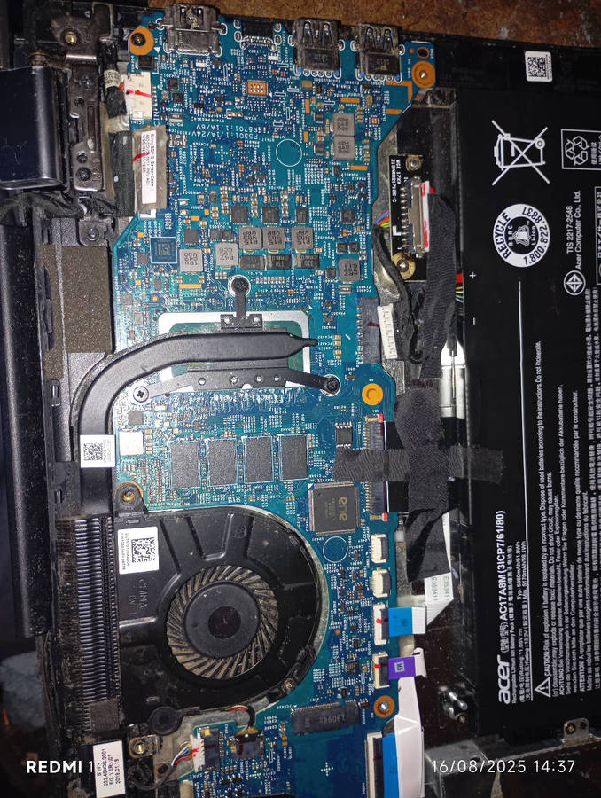 Acer Sp314-52 motherboard