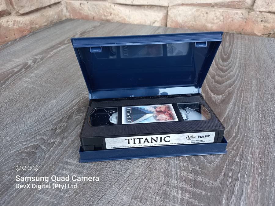 Vintage! Original Titanic VHS Cassette + Booklet - Immaculate Condition - Perfect For Collectors!