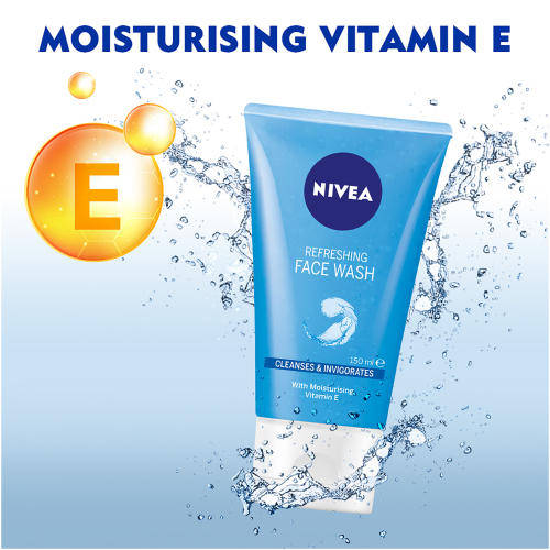 Nivea Refreshing Face Wash Gel 150ml - Brand New