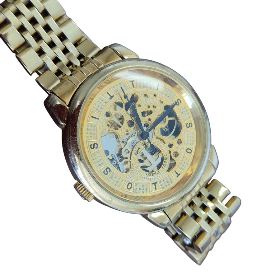 Tissot Skeleton Gold Plated #K001