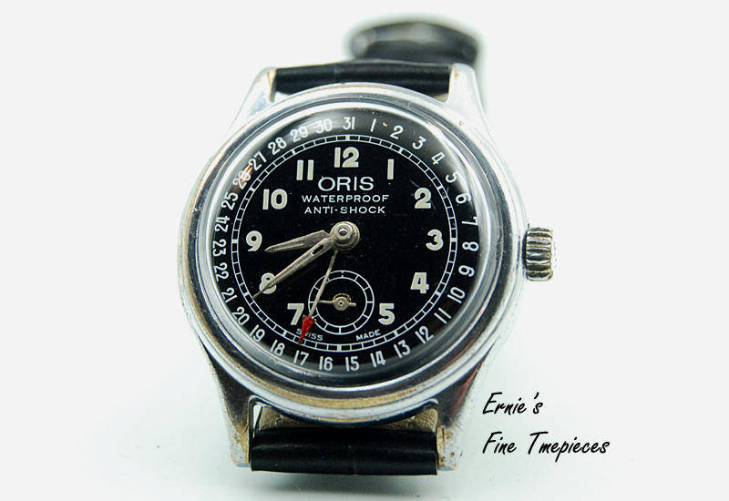 Rare Vintage, Oris Pointer Date Cal. 583 from the 50's, Serviced