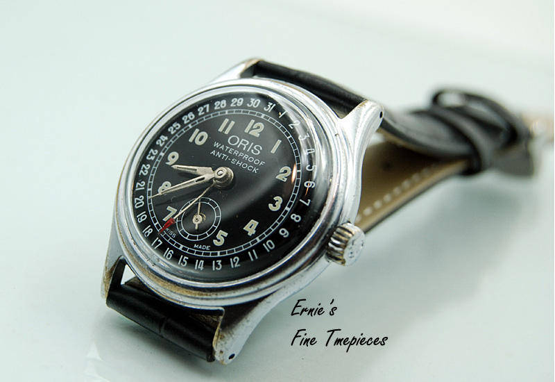 Rare Vintage, Oris Pointer Date Cal. 583 from the 50's, Serviced