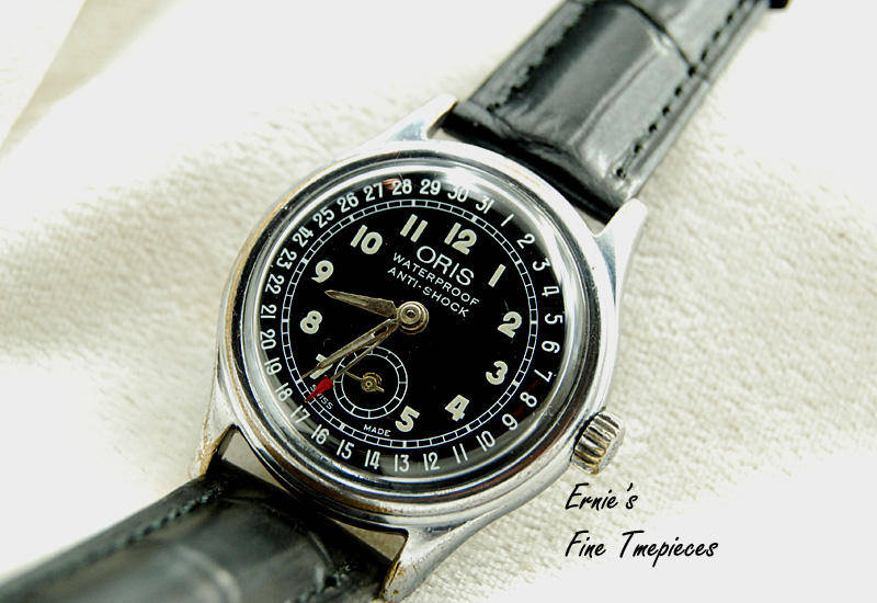 Rare Vintage, Oris Pointer Date Cal. 583 from the 50's, Serviced