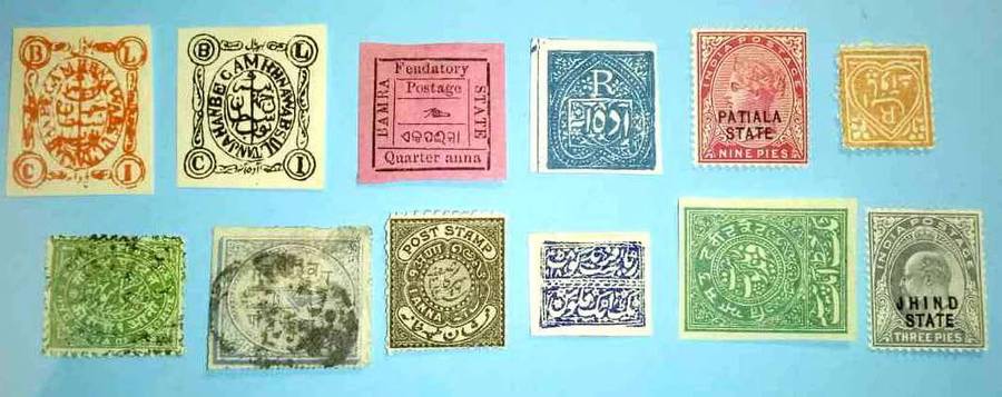 Old India Stamps Collection